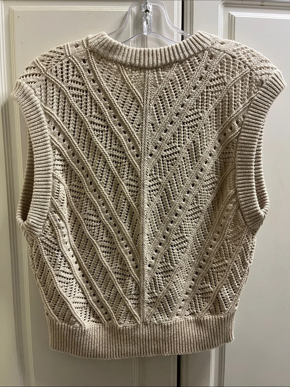 Marine Layer Brooke Sweater Vest in Cream